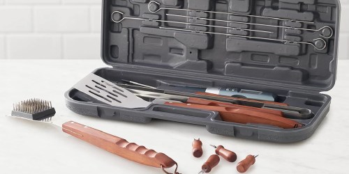 Food Network 17-Piece BBQ Tool Set Only $18.69 on Kohl’s.com (Regularly $40) | Great Father’s Day Gift
