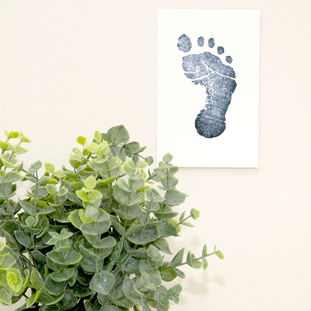 Footprint on wall