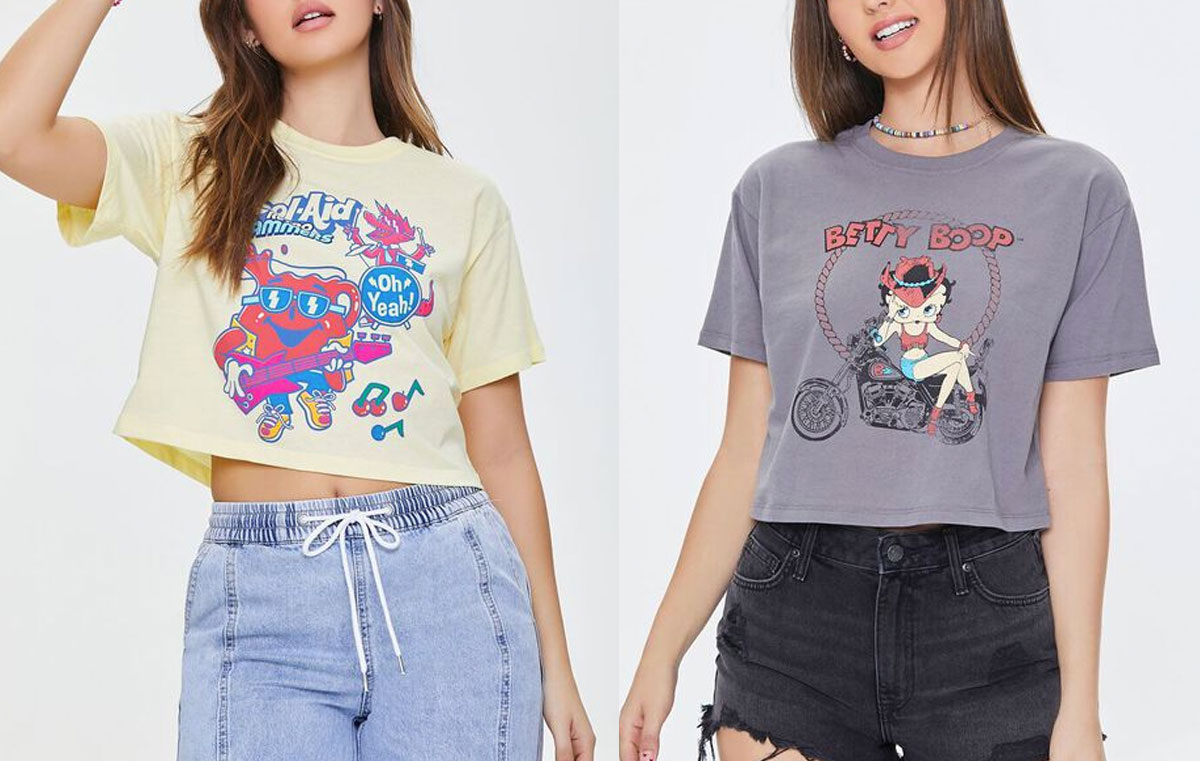 Forever 21 Retro Graphic Tees from $10 