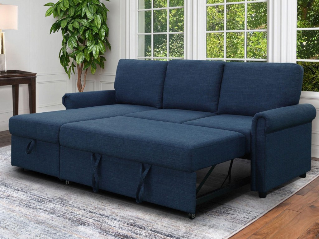 Hamilton Reversible Storage Sectional w/ Pullout Bed