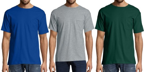 Hanes Men’s T-Shirts from $4.80 on Walmart.com | Tons of Color Options