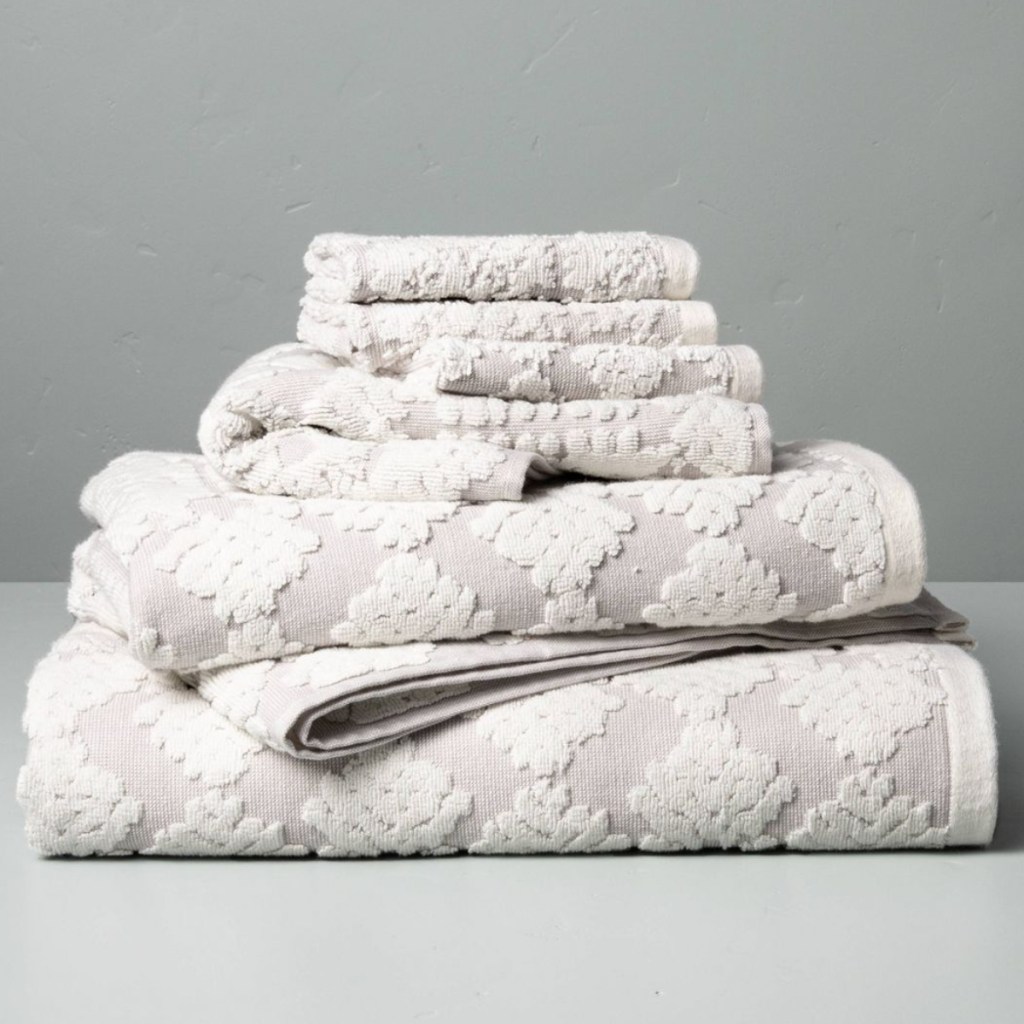 Hearth & Hand towels stacked
