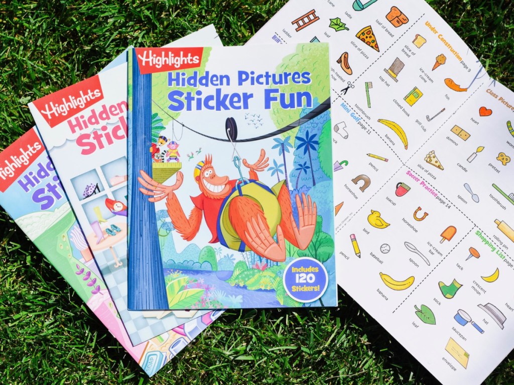 Highlights Hidden Pictures Sitck Fun books