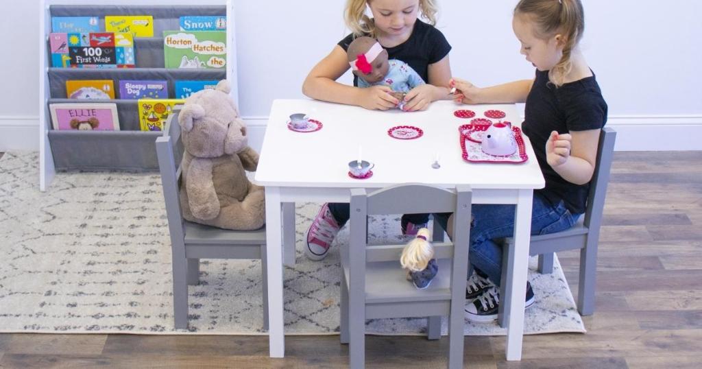 Humble Crew Playroom in a Box Book Rack and Table Set