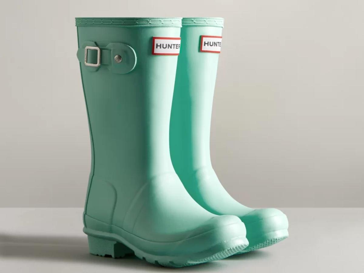 emerald green hunter boots