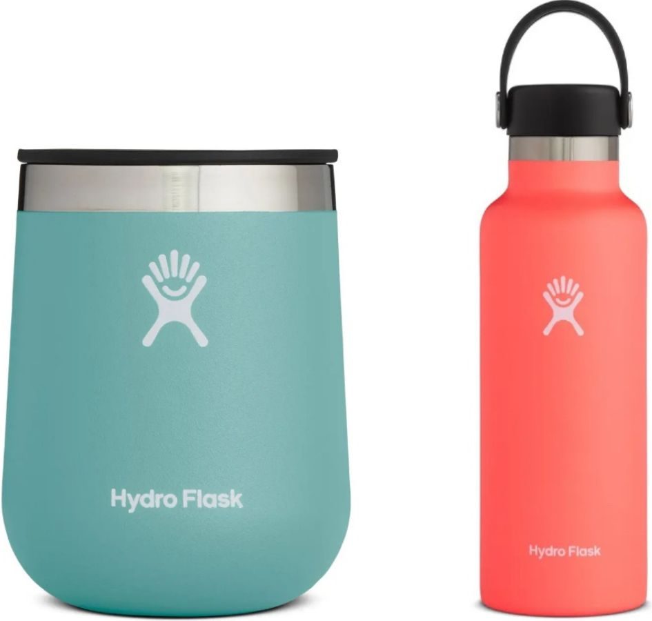 two Hydro Flask Water Bottles