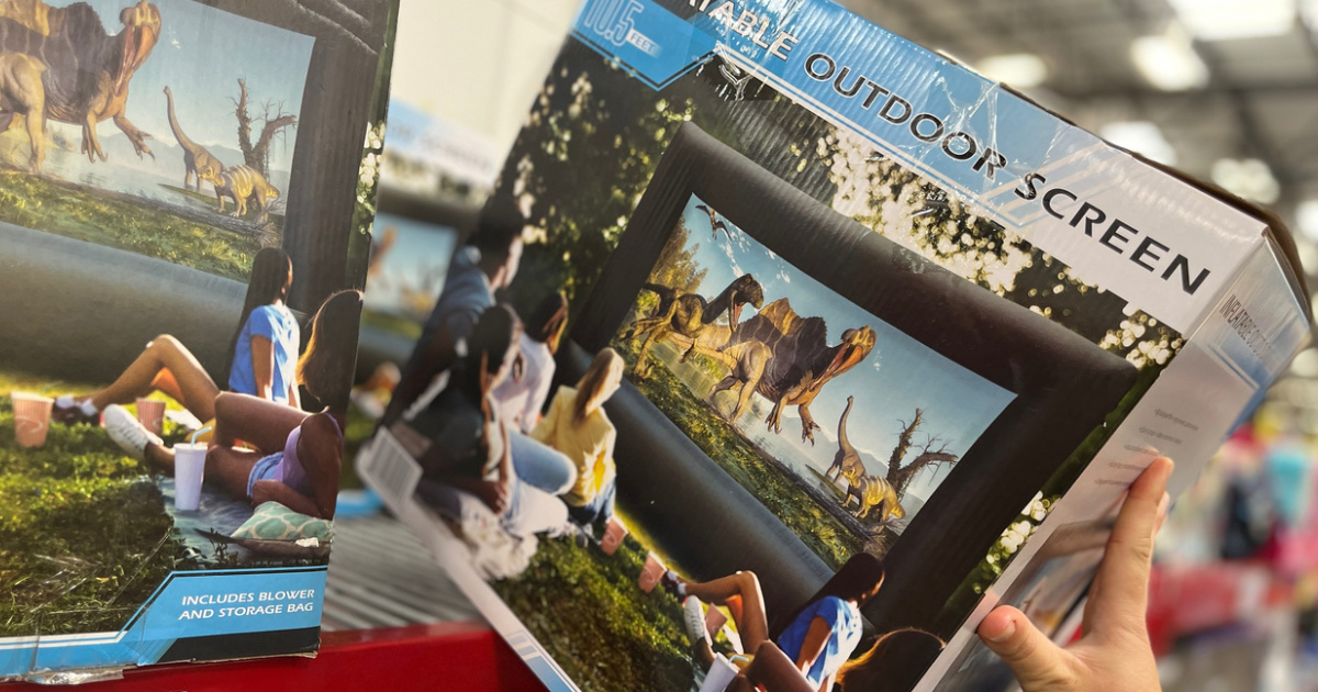 Inflatable Outdoor 10.5-Foot Screen 
