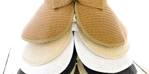 Women’s Foldable Bow Visor Only $14.88 Shipped | Perfect for the Beach!