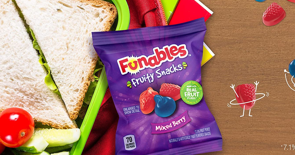 Funables Fruity Snacks 40Count Just 5.50 Shipped for Amazon Prime Members