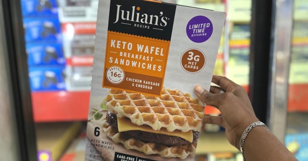 Julian's Recipe Keto Wafel Breakfast Sandwiches 6-Pack