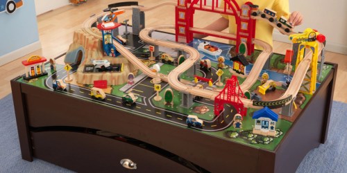 KidKraft Wooden Train Table Set Only $149 Shipped on Amazon or Walmart.com (Regularly $240)