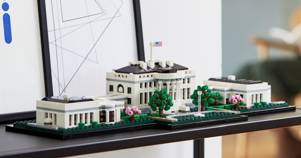 LEGO The White House Building Set on display in home