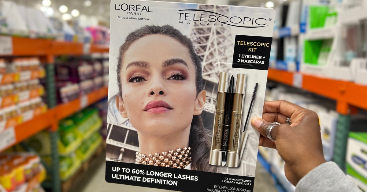 L'Oreal Telescopic Mascara & Eyeliner 3-Piece Set Only $16.99 at