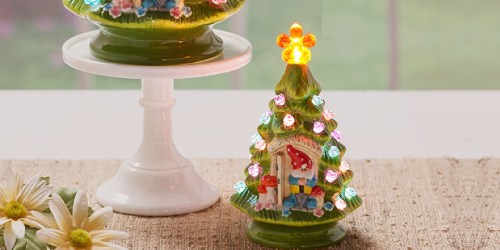 Retro Ceramic Trees with Lights from $12 on LTD.com | Garden Gnome, Lighthouse & Coastal