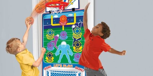 Little Tikes 3-in-1 Doorway Sports Center Only $9.88 on Walmart.com (Regularly $30) | Play Basketball, Football, & Soccer
