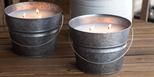 Citronella 3-Wick Bucket Candle 2-Pack Only $5 on Walmart.com (Regularly $12)
