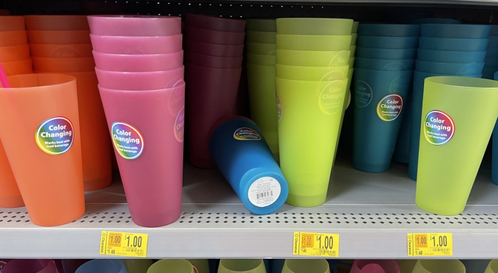 mainstays brand color changing tumblers
