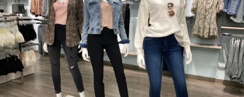 mannequins at Maurices