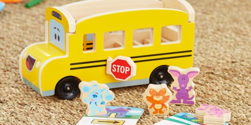 Melissa & Doug Blue’s Clues Wooden School Bus Only $8 on Amazon (Regularly $27)