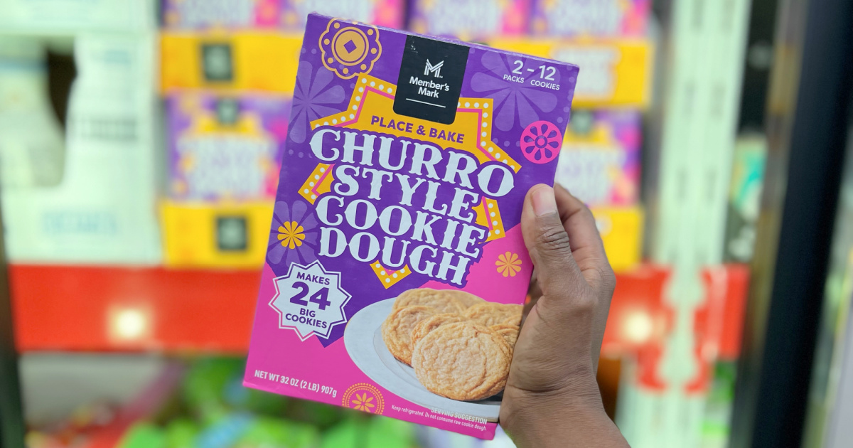 Sam's Club Churro Style Cookie Dough 2Pound Box Just 4.68 Makes 2
