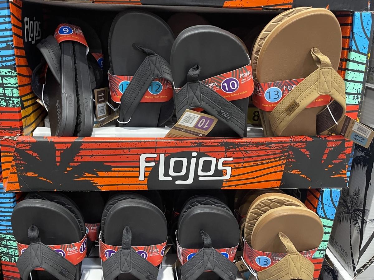 Flojos flip flops store mens costco