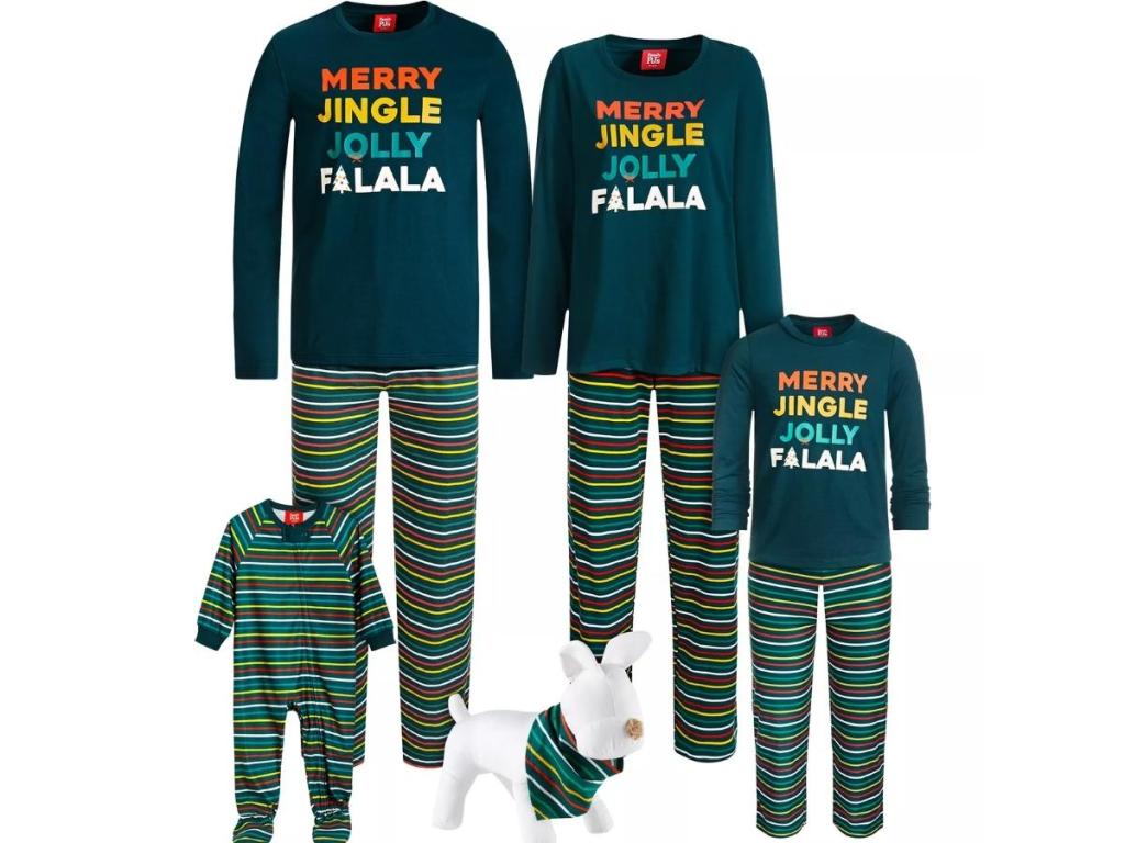 Merry Jingle Matching Family Pajamas