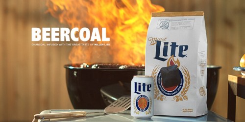 Miller Lite Releases New Beercoal | Beer-Infused Charcoal Perfect for Summer Grilling