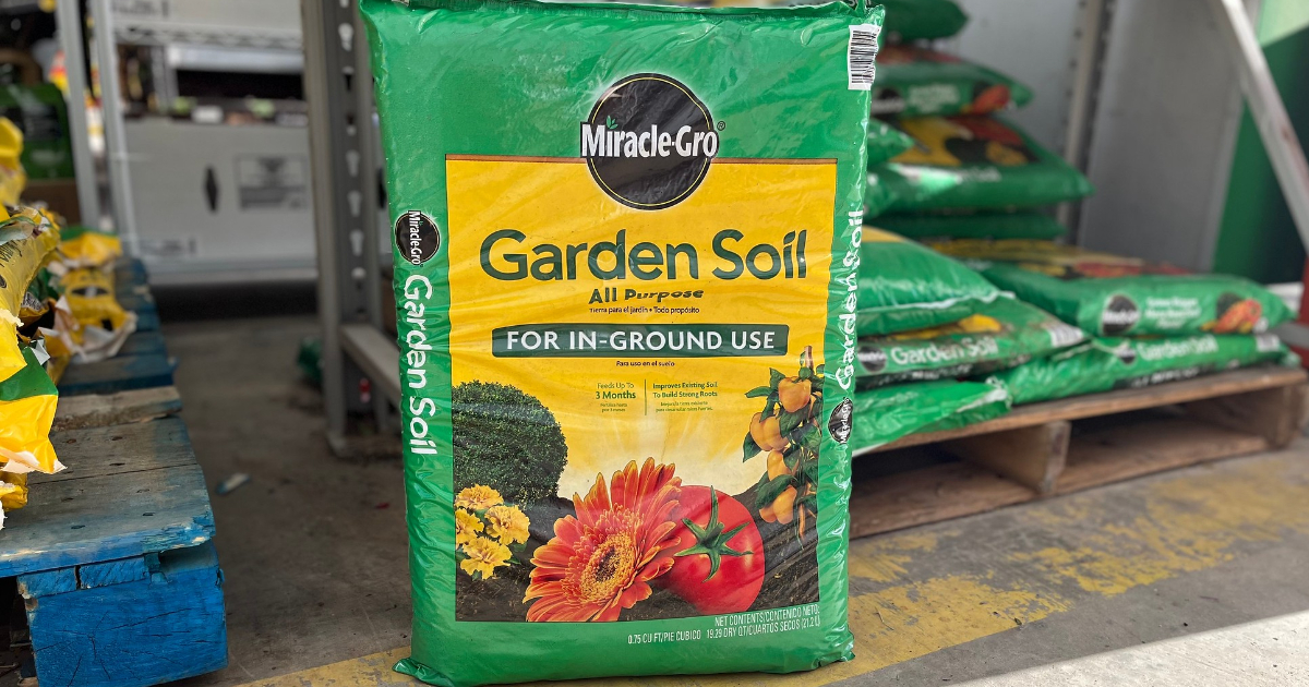 Miracle-Gro All Purpose Garden Soil Only $2.29 at Lowe’s (Regularly $5) | In-Store & Online