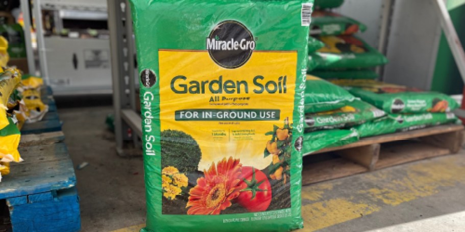 50% Off Miracle-Gro All Purpose Garden Soil at Home Depot (Only $2 for Large Bags!)