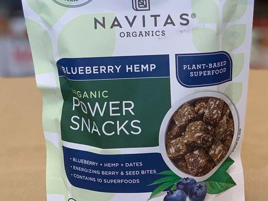 Navitas Organics Superfood Power Snacks, Blueberry Hemp 8oz