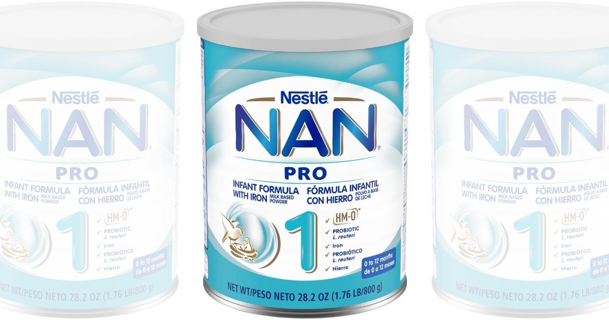 Nestle NAN Pro 1 Powder Baby Formula 28.2oz Container