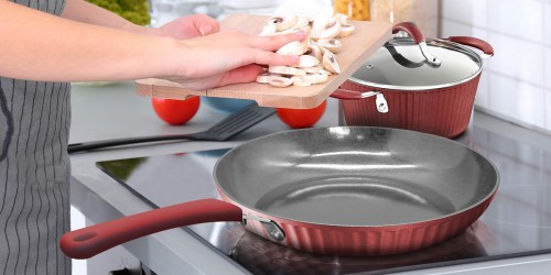 NutriChef 11-Piece Nonstick Cookware Set Only $54 Shipped (Regularly $117)