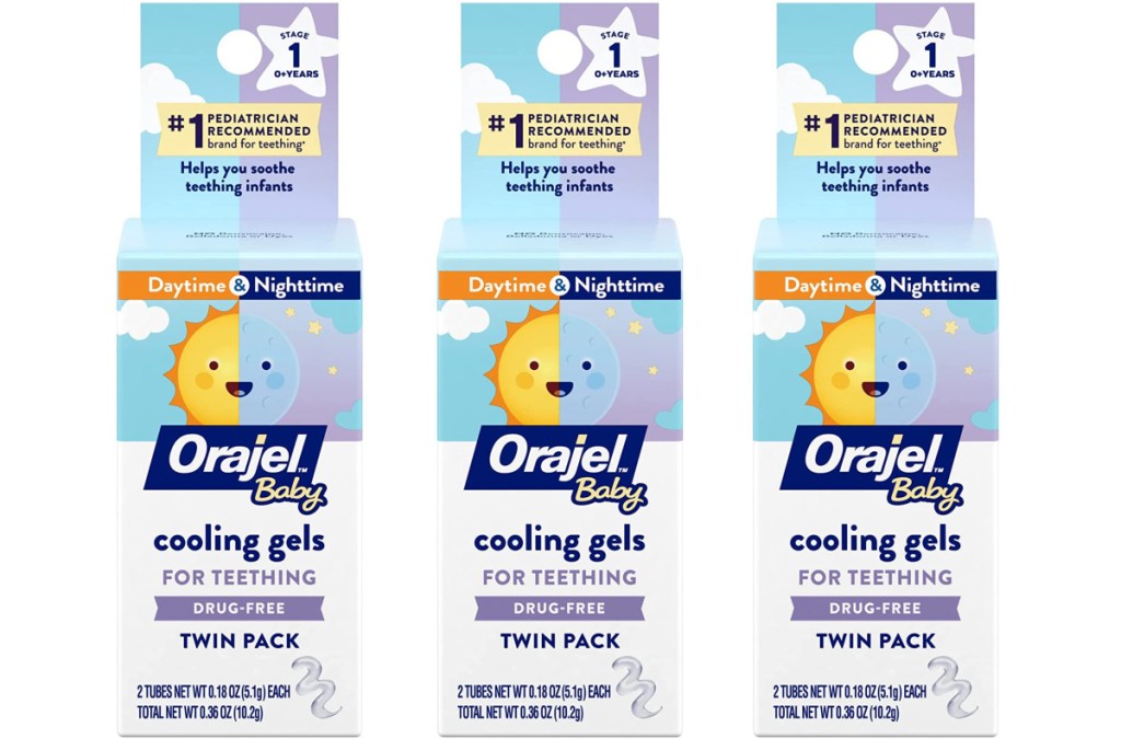 Orajel Baby Daytime and Nighttime Non-Medicated Cooling Gels
