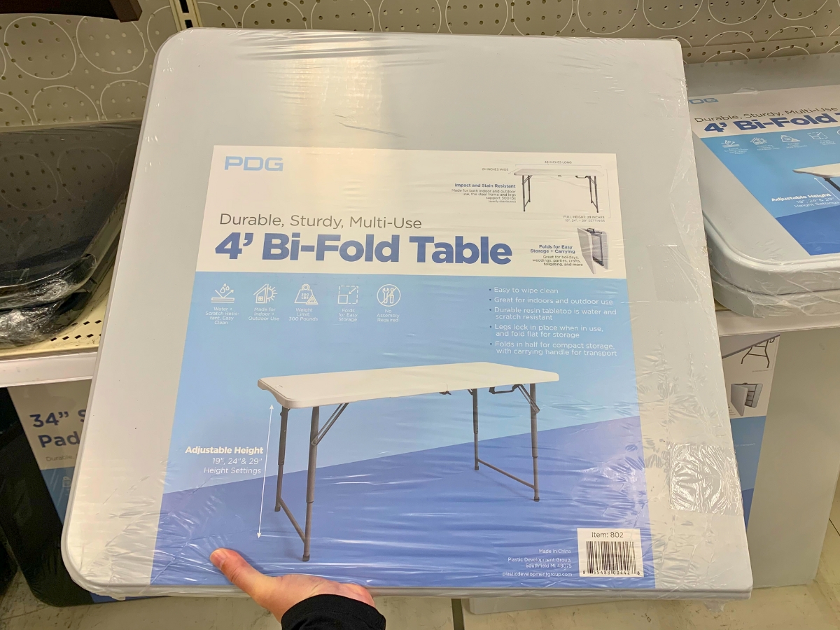 Pdg adjustable table store target