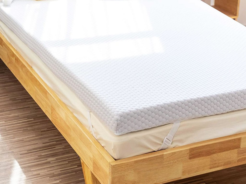 mattress topper on a bed