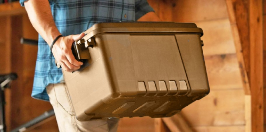 Stackable 14-Gallon Storage Boxes Just $12.99 Shipped on HomeDepot.com (Reg. $21)