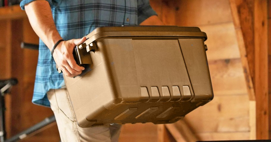 Stackable 14-Gallon Storage Boxes Just $12.99 Shipped on HomeDepot.com (Reg. $21)