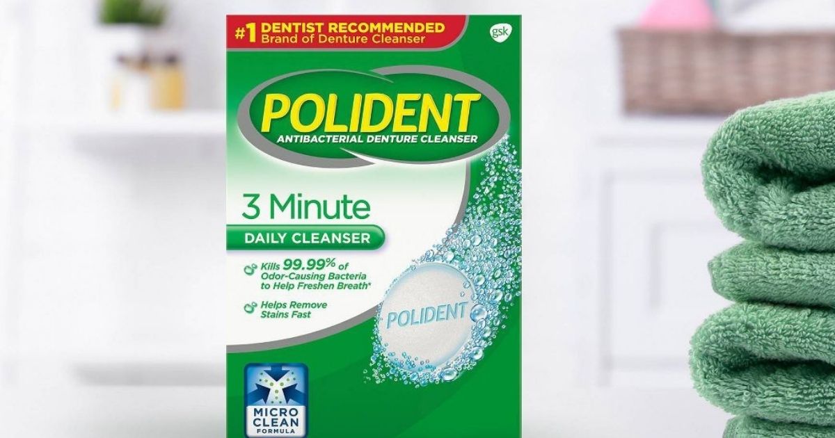 Polident Daily Cleanser box