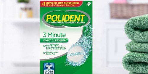 Polident 3-Minute Denture Cleanser 120-Count Only $3.67 Shipped on Amazon (Regularly $10)