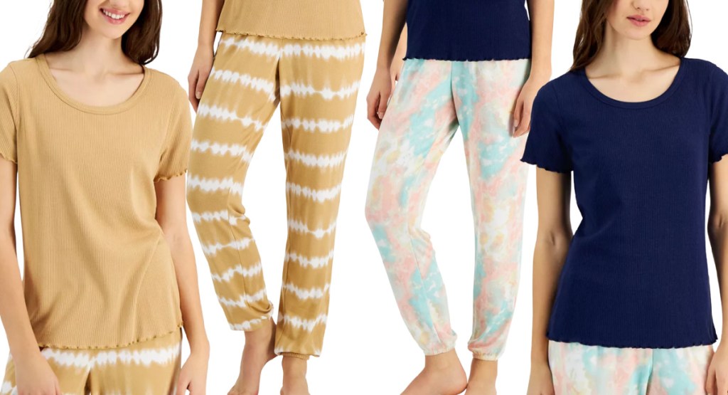 Printed Smocked-Waist Pajama Pants-2