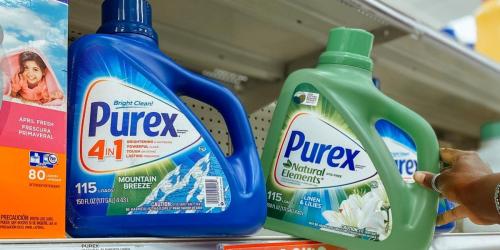 Huge Purex Laundry Detergent 150oz Bottles Only $4.69 Each After Cash Back & Target Gift Card (Regularly $9)