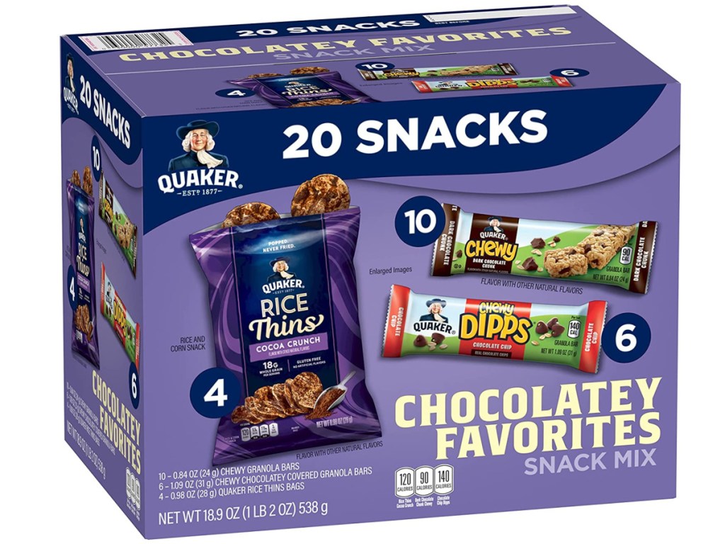 Quaker Chocolatey Favorites Snack Mix