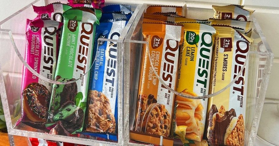 Quest Protein Bars 12-Count Variety Pack Only $18.47 Shipped on Amazon (Regularly $30)