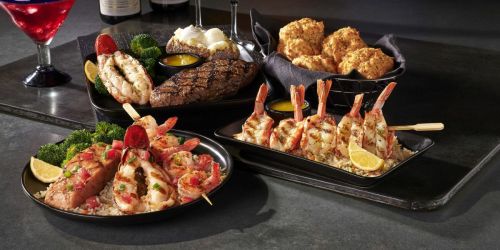 ** Red Lobster Seafood Summerfest Includes New BBQ Bacon Grilled Shrimp (+ Get a Bonus Coupon w/ Gift Card)