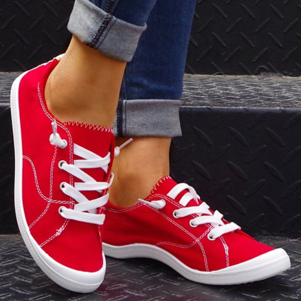 Red Rosy sneakers