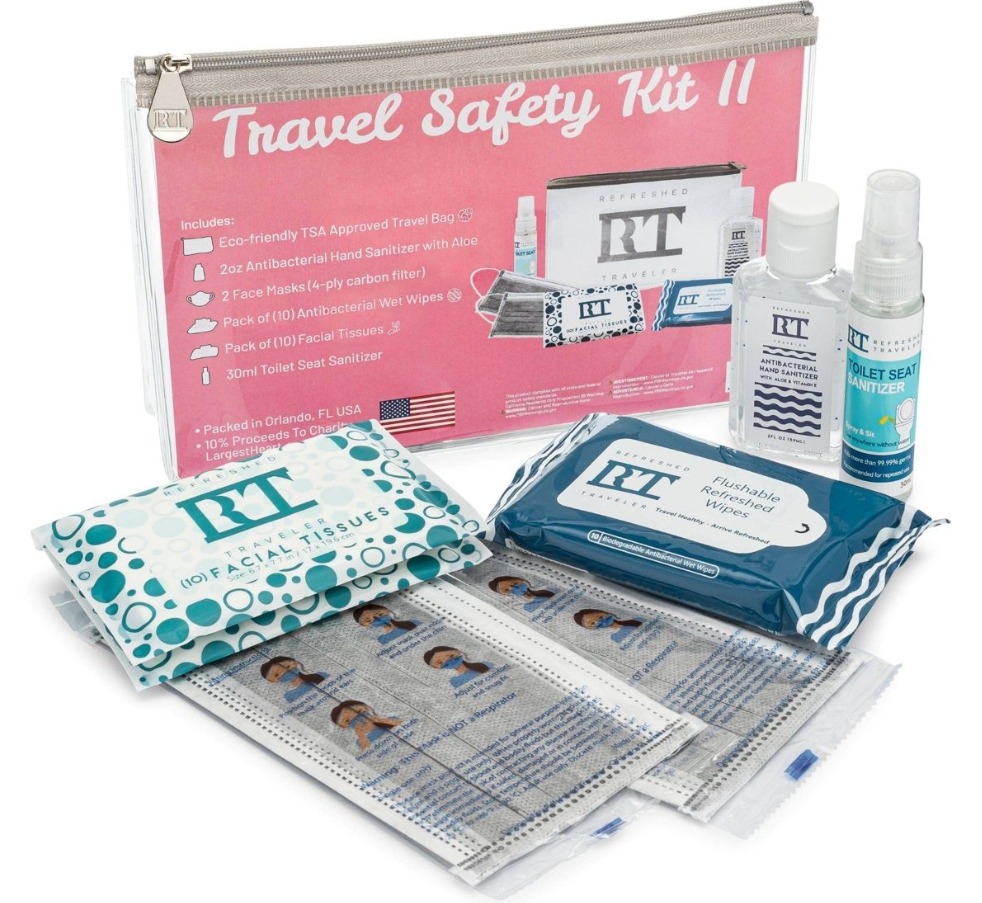 Refreshed Traveler Grab & Go Travel Safety Kit