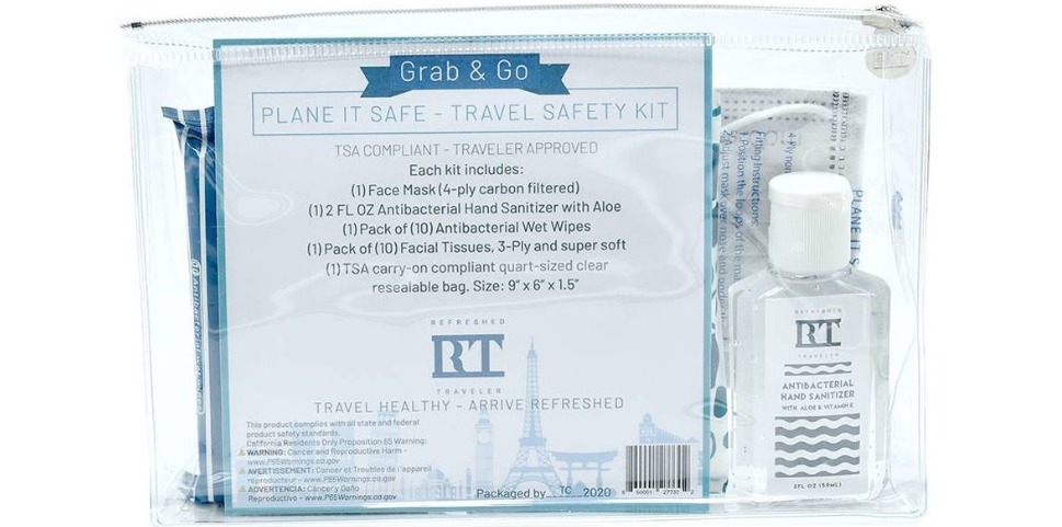 Refreshed Traveler Safety Kit