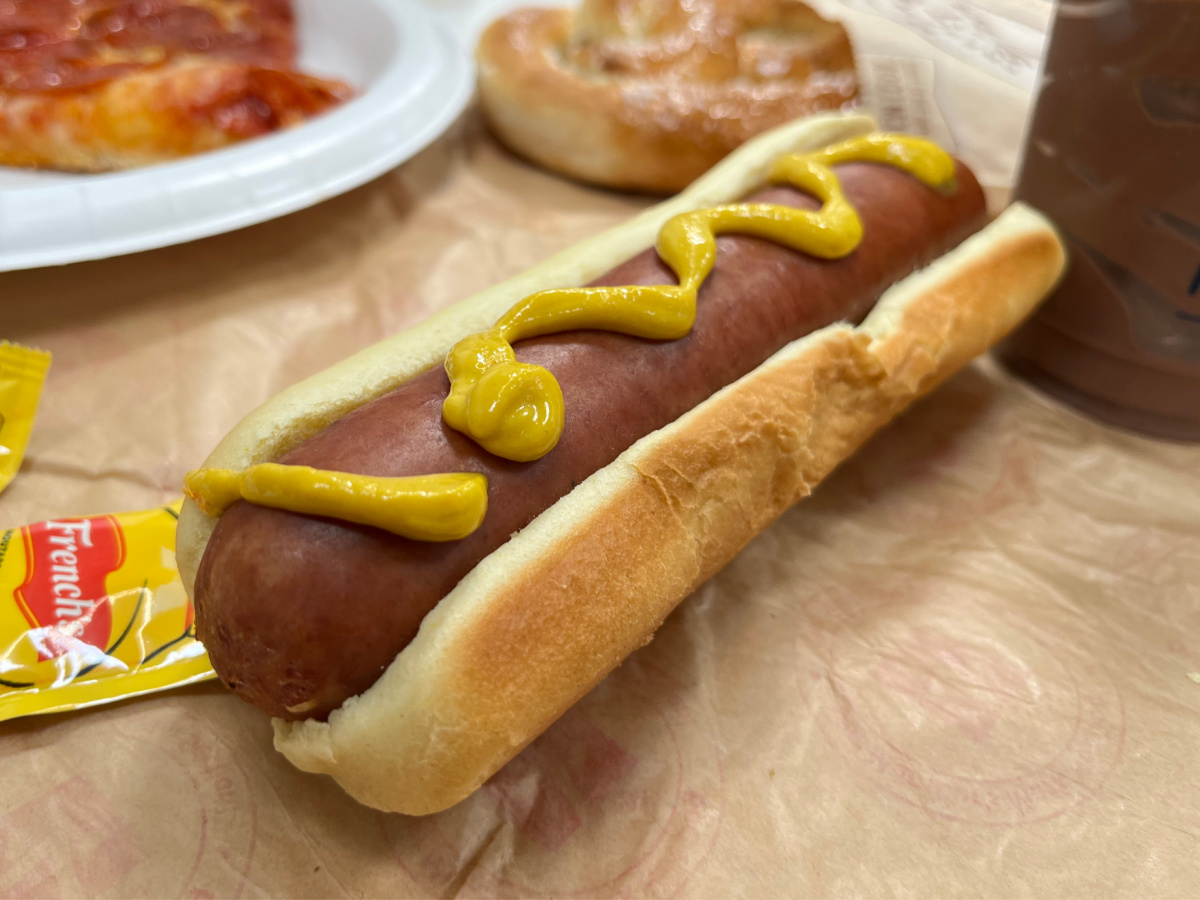 Sam's Club Hot Dog with mustard