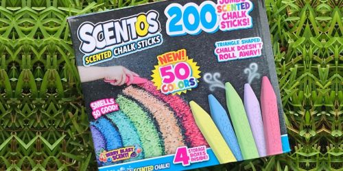 Scentos Jumbo Fruit-Scented Chalk Sticks 200-Count Box Only $9.98 on SamsClub.com