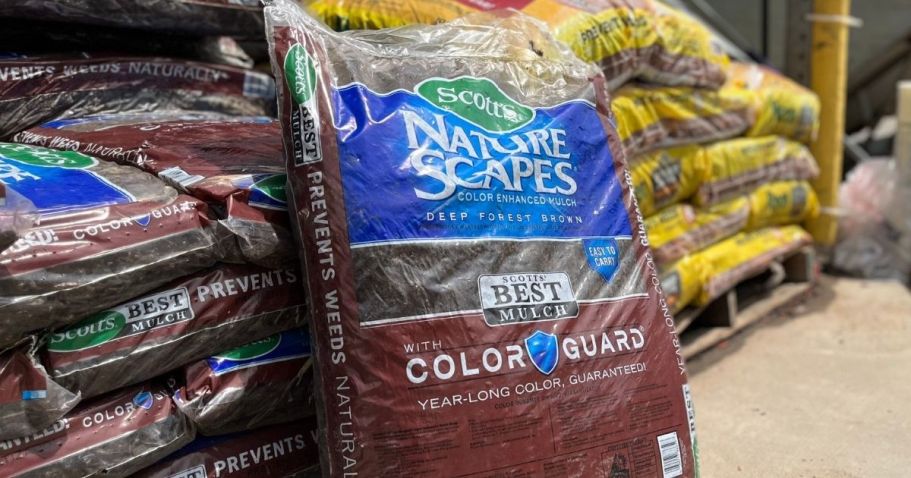 Scotts Mulch Bags Only $2 at Lowe’s – Today Only!